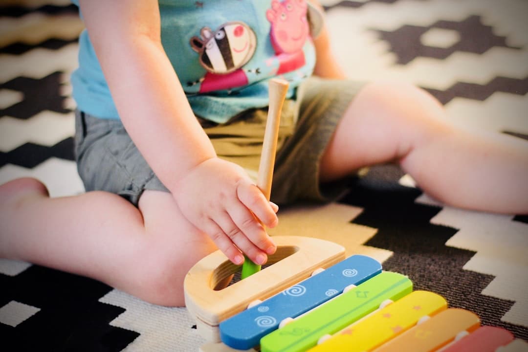 Children exploring, play-based learning